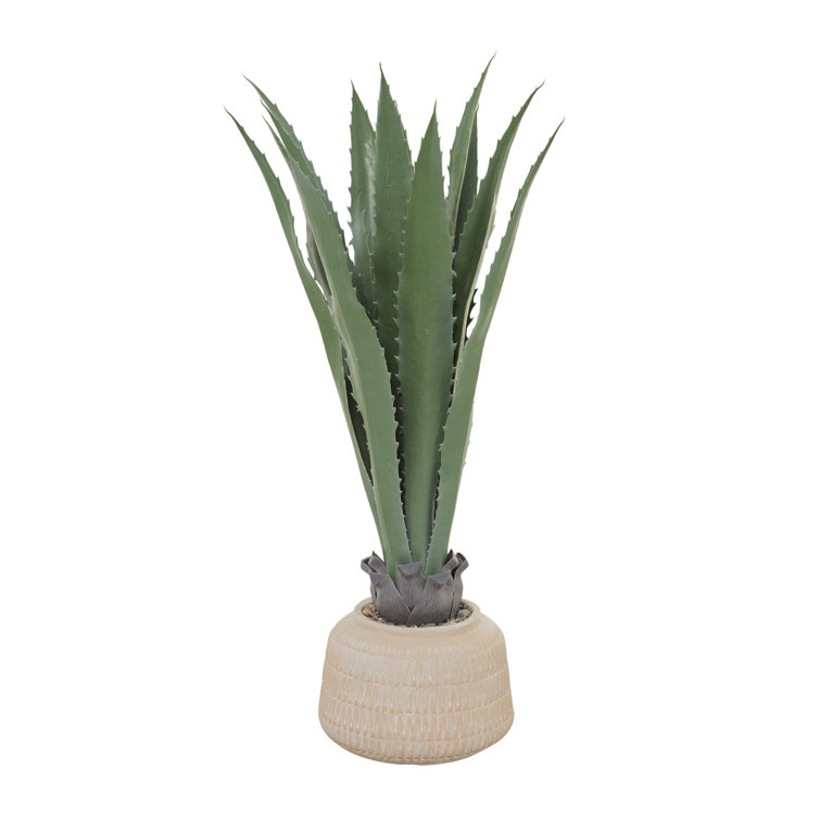 Primrue 37'' Faux Agave Plant in Pot Wayfair